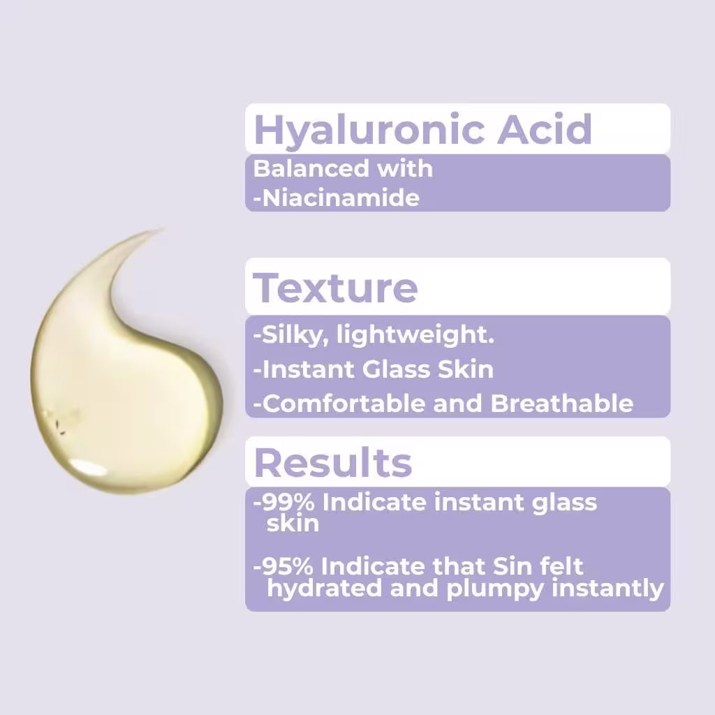 Hyaluronic serum 30ml| Deep hydration, lasting plumpness.